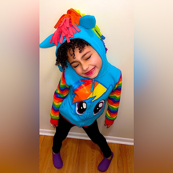 RAINBOW 🌈 JACK . zip up one-of-a-kind character is from My Little Pony.🌈🛼🍭 - Picture 1 of 7